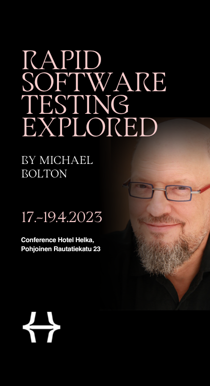 Hidden Trail, Rapid Software Testing Explored
